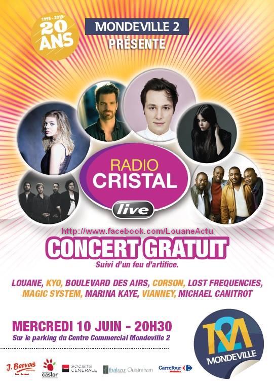 Team_Louane's tweet photo. [CONCERT] Mercredi 10 Juin, @Louane sera à Mondeville pour un concert gratuit, avec Kyo, Marina Kaye, et d'autres ! http://t.co/gBfVjCHplT