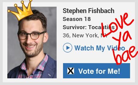 MissCleoBB's tweet photo. Just finished my daily #Survivor voting after listening to Kass &amp; Stephen on #RHAP #CambodianChaos #BringFishBack http://t.co/rrSikLnEXq