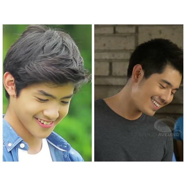 DyIanWangHeDi's tweet photo. Hindi madalas ang pagngiti ng dalawang ito pero kapag ngumiti gusto na nating lumipad sa saya, tama ba? #graefernan… http://t.co/vsZqYwNS8y