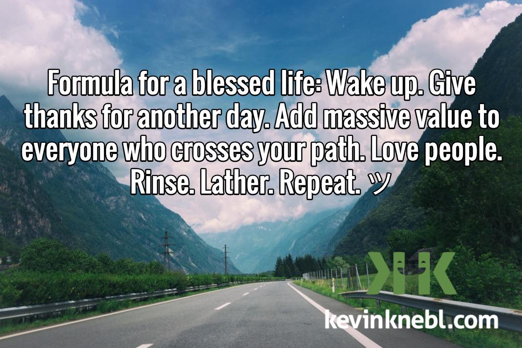 kevinknebl's tweet photo. Good morning! ツ #goodmorning #blessed #gratitude #addmassivevalue #easypeasy http://t.co/hmu7sUMbaH