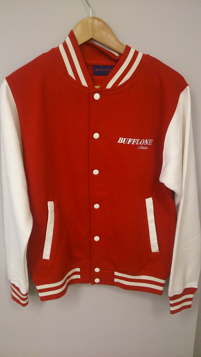 Sportswear fashion by <a href="/Bufflone/">BUFFLONE capital</a> local young designer. Varsity jacket brilliant bargain £13  #manchester #fashion
