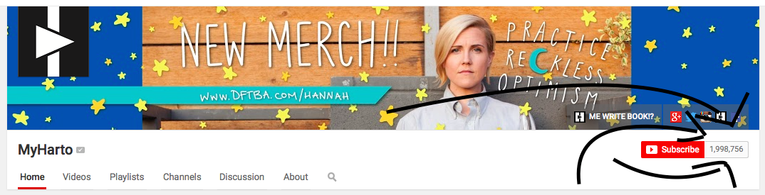 georgixx1's tweet photo. HOLY MOTHER OF YOUTUBE WHEN DID THIS HAPPEN! #hannahto2m http://t.co/LSEVanySxc