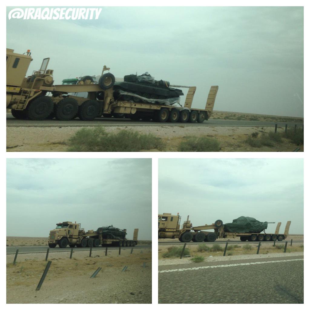 العراق يتسلم وجبه من 12 دبابه T-72  CE4hPp2W0AEBu_s