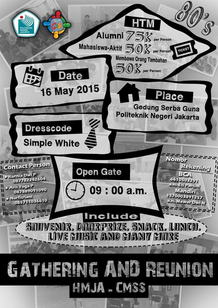 hmja_pnj's tweet photo. Yuk temen-temen ditunggu kehadirannya ya, Dresscode nya Simple White yaaaa 😀 http://t.co/A28nG30WHf