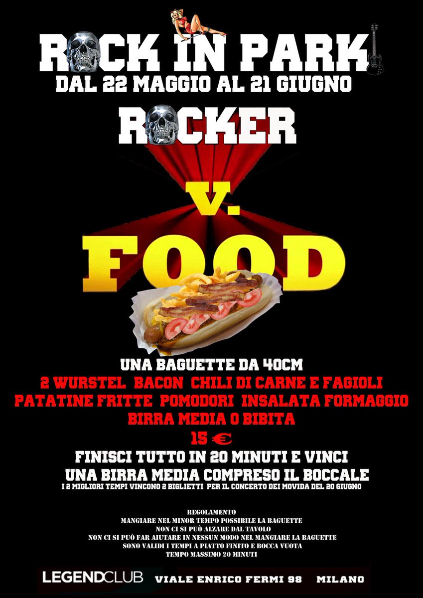 legend_milano's tweet photo. #milano #Expo2015 #manvsfood un mega panino.. #lasfida vinci i biglietti per i @MovidaBand http://t.co/FKvKOjqbt8