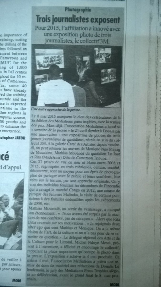 collectif_3m's tweet photo. Le @collectif_3m vous remercie encore pour votre soutien lors de l'#ExpoPhoto http://t.co/3mpWrJeTYW