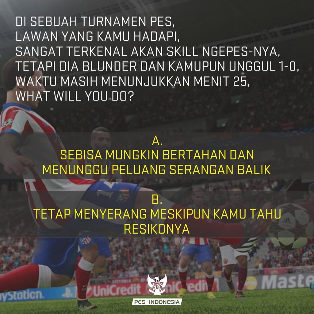 virtualballers's tweet photo. Mungkin pertanyaan ini bisa menunjukkan kamu tipe pemain yang kaya gimana. A, atau B ?? http://t.co/34EHu2I9AM