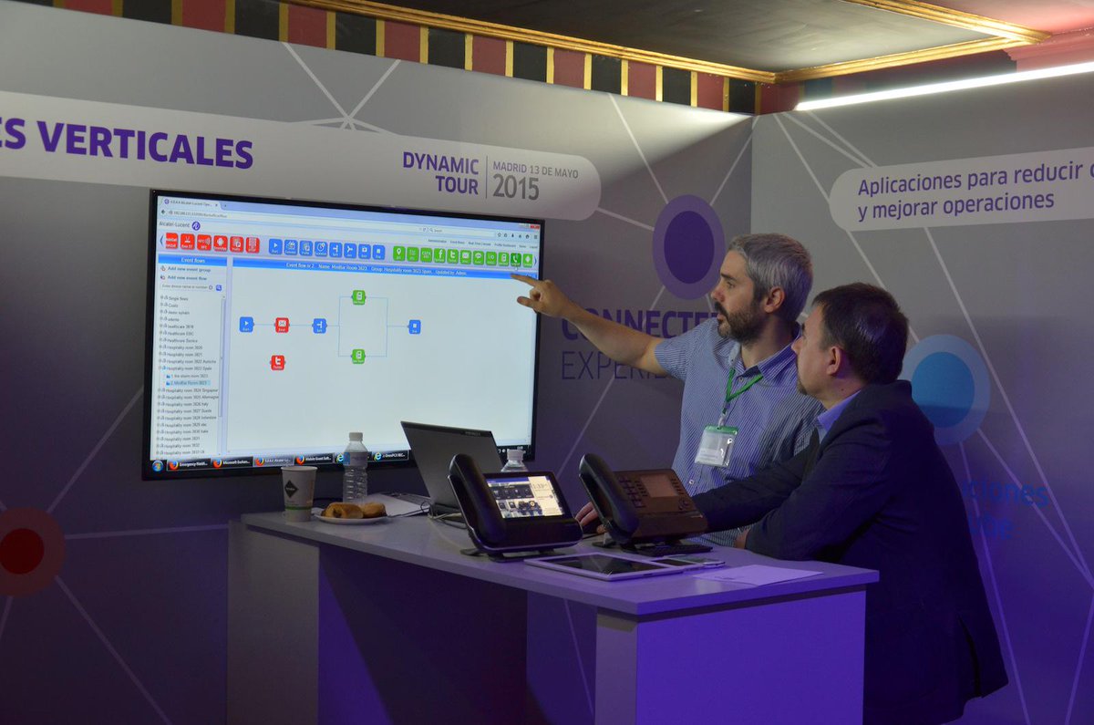Demos de Soluciones Verticales en el #DT15ALE <a href="/ALUEnterpriseES/">ALUEnterpriseES</a>