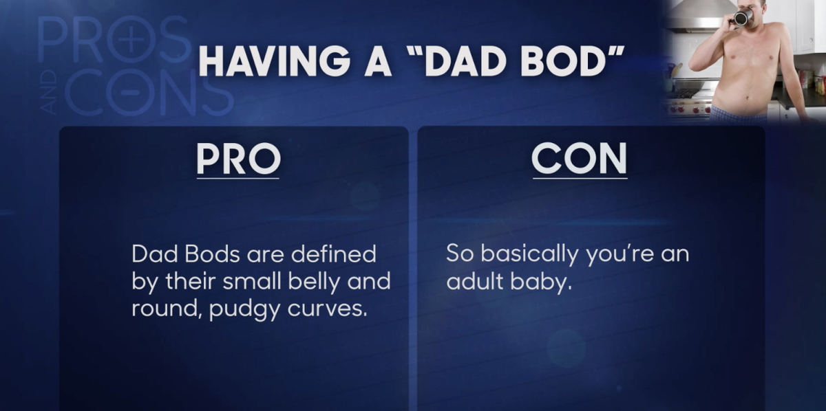 FallonTonight's tweet photo. For those of you working on your #DadBod, Jimmy weighs the pros and cons of the trend https://t.co/u7DMxwWIvp http://t.co/9Xz8YViuAA
