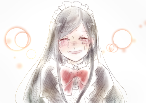 創作キャラが幸せすぎて笑顔のままぼろぼろ泣くのくださいのtwitterイラスト検索結果