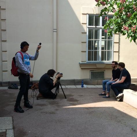 Q21_vienna's tweet photo. Interview with @viennashorts for our series #knowQ21 #niceweather #outdoor #shortshortshort http://t.co/50PlFF9KOY