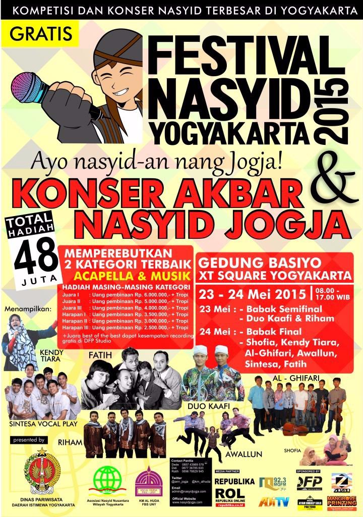 Ayo nasyid-an nang Jogja <a href="/fatihacapella/">Fatihacapella</a> <a href="/sintesavocplay/">Sintesa Vocal Play</a> <a href="/Rihamnasyid/">Riham Nasyid</a> <a href="/Nanda_AlGhifari/">Dwi Okta Renanda</a> <a href="/AwallunNasyid/">AwallunNewcapella</a> #FNY2015 🎶🎼🎻🎹🎤🎵