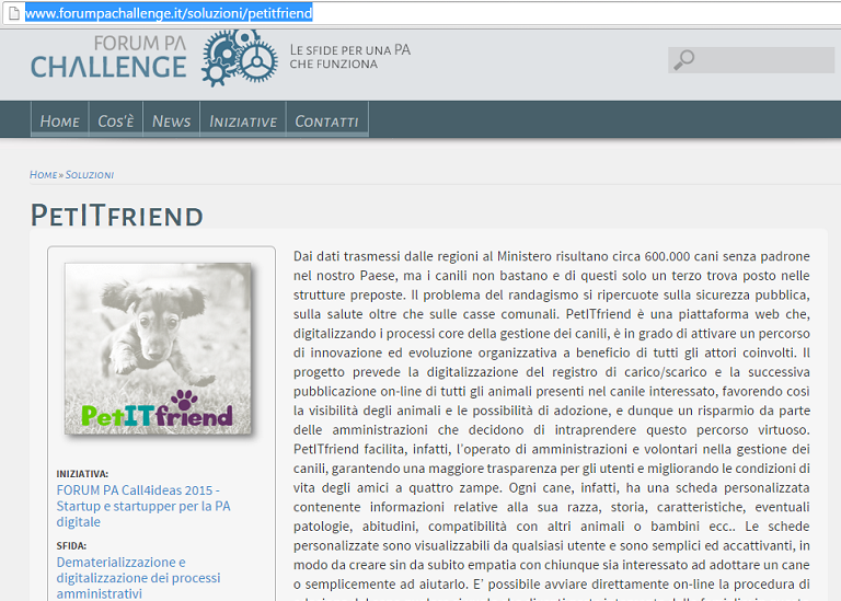 petit_friend's tweet photo. Siamo candidati a @Forum_PA Challange http://t.co/A229X3cso5
#Votateci
@flavia_marzano @n_iacono ci date una mano? http://t.co/3OLwLCscB9