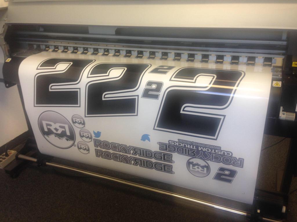 <a href="/MooresvilleSign/">Mooresville Sign</a> doing a fantastic job on my <a href="/RockyRidgeBBT/">Rocky Ridge Trucks</a> decals for the <a href="/USLegendCars/">US Legend Cars/INEX</a> <a href="/CLTMotorSpdwy/">Charlotte Motor Speedway</a> #AllStarRace