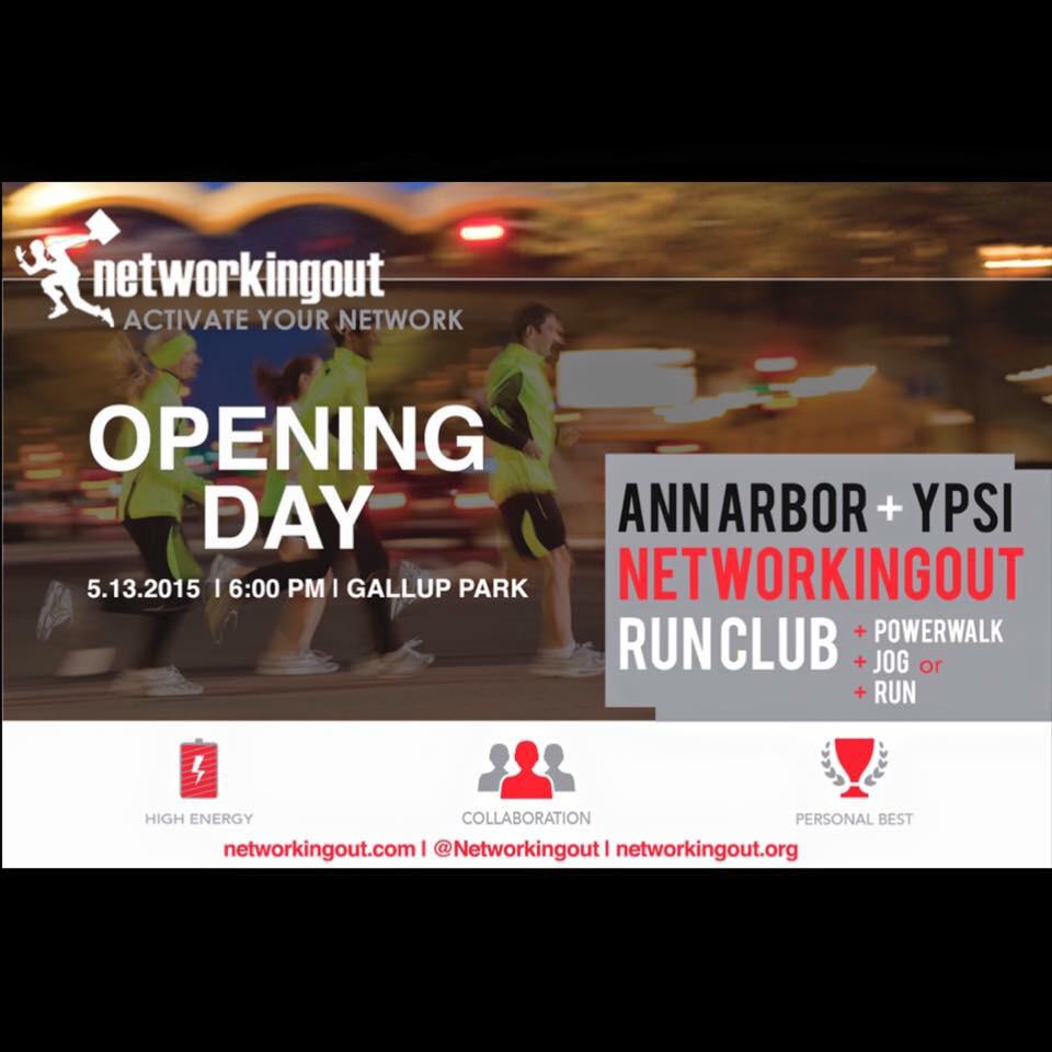 Networkingout's tweet photo. Join us in Ann Arbor tonight at 6PM for the Networkingout Run Club!! Career + Fitness! #run #AnnArbor #Ypsi http://t.co/giouMprhLM