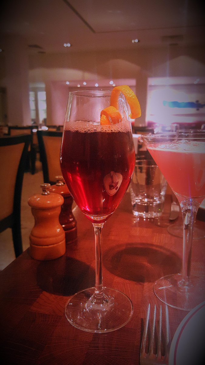 Finorestaurant's tweet photo. For an #aperitif try Aperitivo Rojo with #campari #cava, #pomegranate &amp; #bloodorange  #worldcocktailday http://t.co/EY3JowlRyW