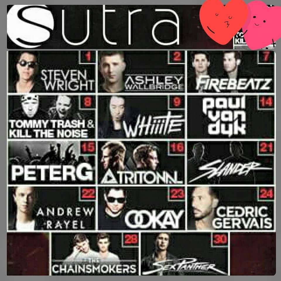 bambitrish's tweet image. May calender at Sutra. GuestList &amp;amp; Bottle Services text 714.589.7141 #SummerTime #PartyTime #ReadyOrNot let's go