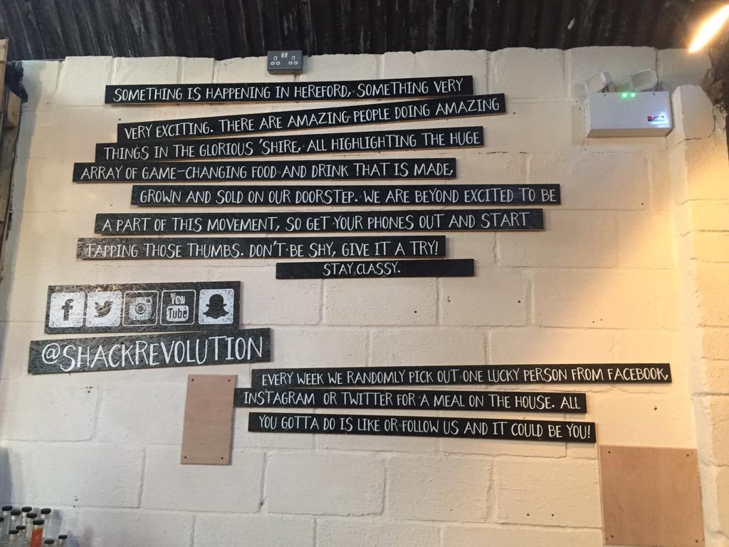 HamptonHire's tweet photo. Enjoying the @shackrevolution venue pre-launch. well done boys looking good &amp; fab cocktails @MelGodfrey101 http://t.co/03fFx0xtIi