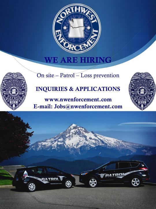 NWEnforcement's tweet image. Exciting opportunities!!! Go to nwenforcement.com for more information!!!