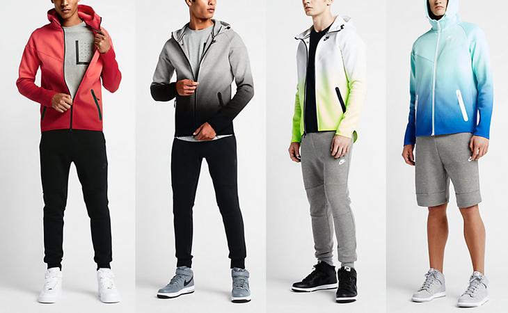 nike tech fleece fade windrunner