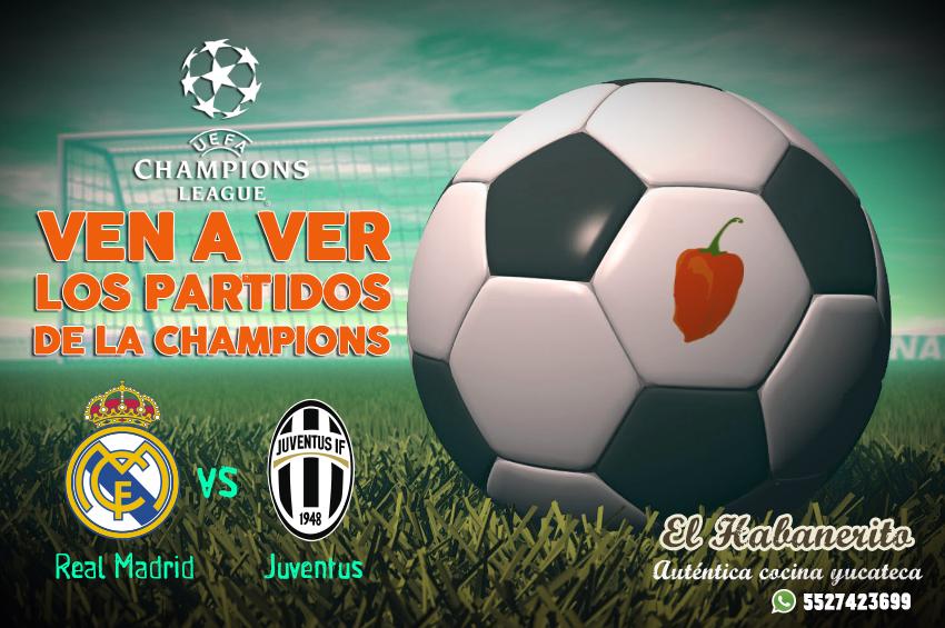 ElHabanerito's tweet photo. Ven a ver el juego mientras disfrutas uno de nuestros sabrosos platillos.
Hoy Real Madrid VS Juventus 1:30pm 🏆⚽ http://t.co/of7vGbZuaK
