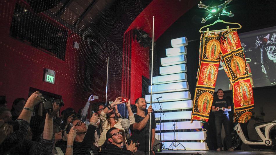 mashable's tweet image. Runway drones are the new supermodel. So says Silicon Valley Fashion Week.  on.mash.to/1He2uQr