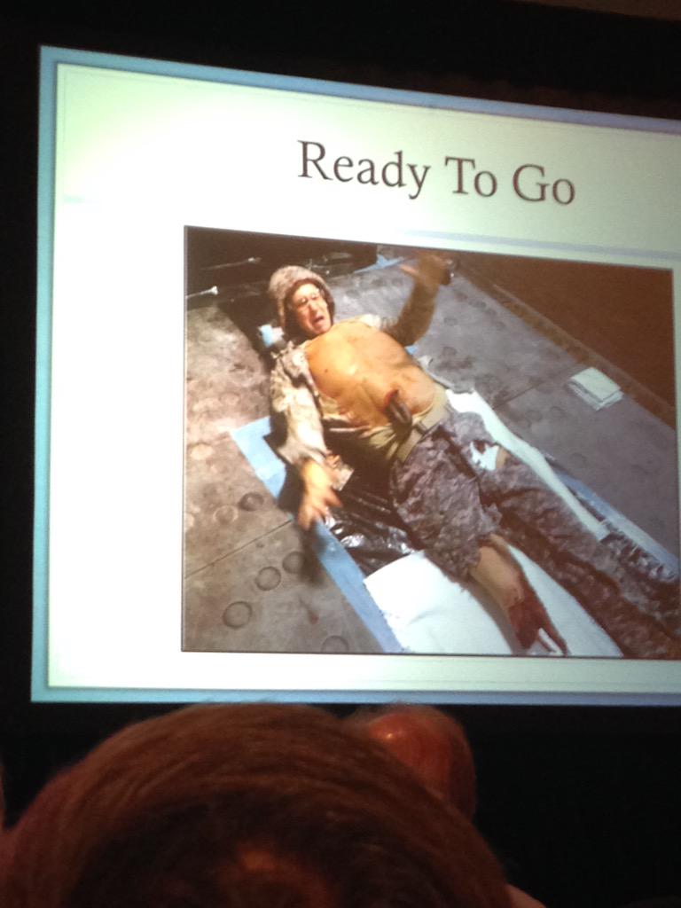 LincolnEM's tweet image. Future of SIM: hybrid actor/manikin Frankenstein setup.  #SAEM15 #ItsAlive #dontintubate