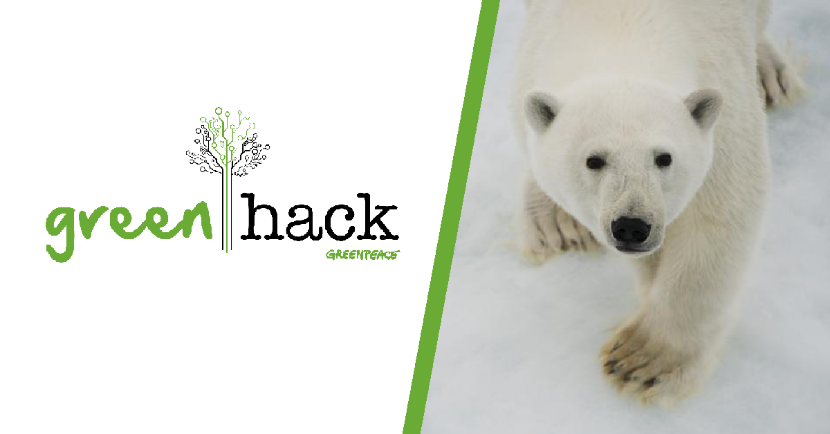 GreenpeaceUK's tweet photo. This weekend: Greenhack needs your tech skills to help protect our planet >> https://t.co/93cnEmO3CU #greenhack2015 http://t.co/N3lnmRGUx0