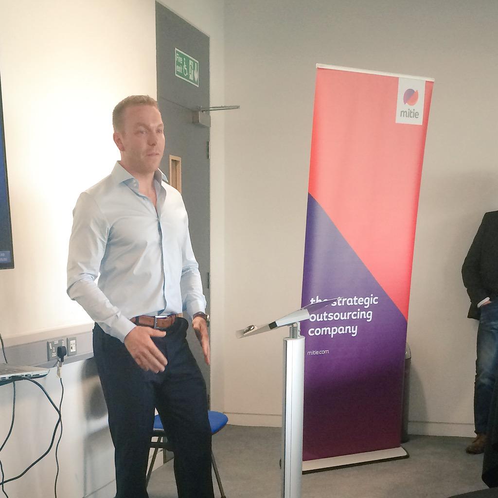 marty_fman's tweet photo. Amazing and #inspiring talk by @chrishoy on the importance of setting objectives #MitieKeyAccounts @wearemitie http://t.co/ViADxyfU3n