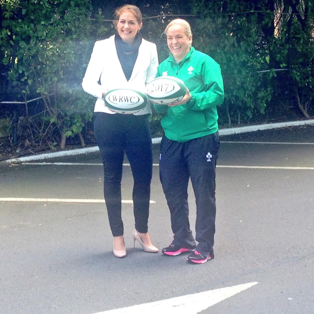 IrishRugby's tweet photo. Brilliant News: Ireland to host @WorldRugby Women's Rugby World Cup 2017 #wrugby http://t.co/gryxRIgpS9