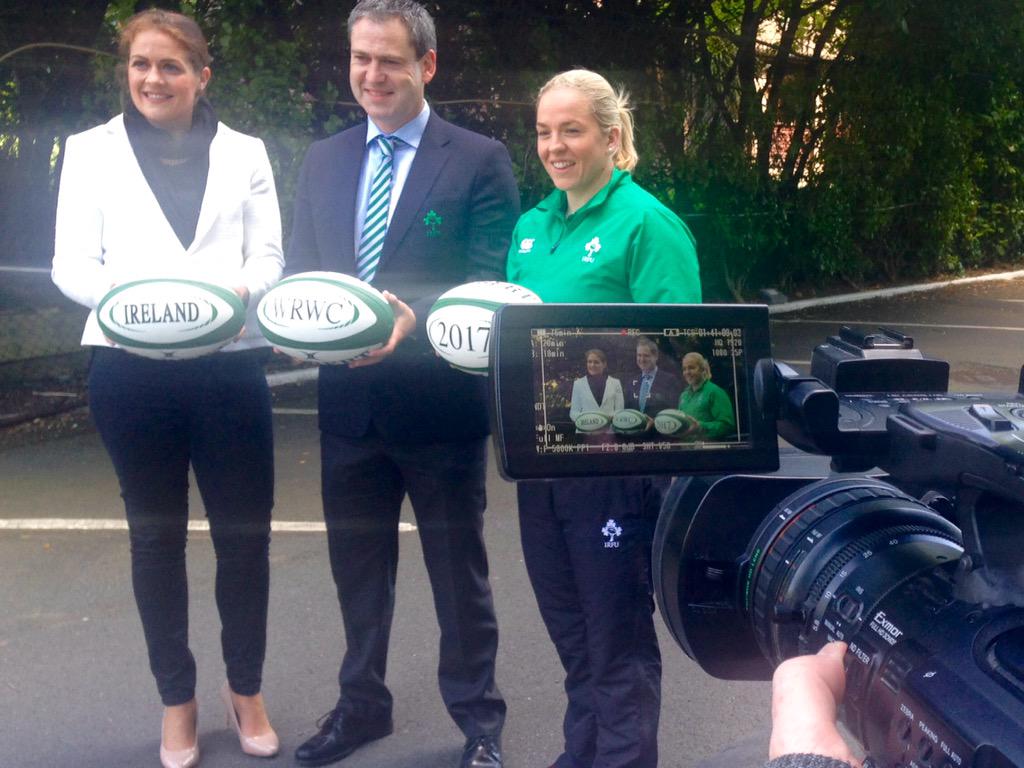 IrishRugby's tweet photo. Brilliant News: Ireland to host @WorldRugby Women's Rugby World Cup 2017 #wrugby http://t.co/gryxRIgpS9