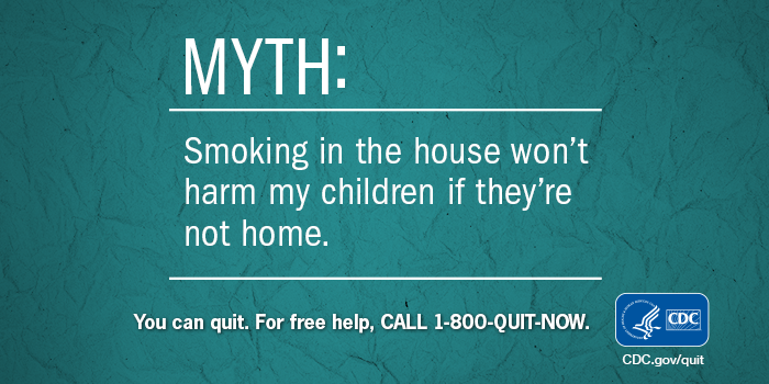 CDCTobaccoFree's tweet photo. Kids breathe in secondhand smoke at home more than any other place. Protect your kids, quit today. http://t.co/uHNpJCqxI1