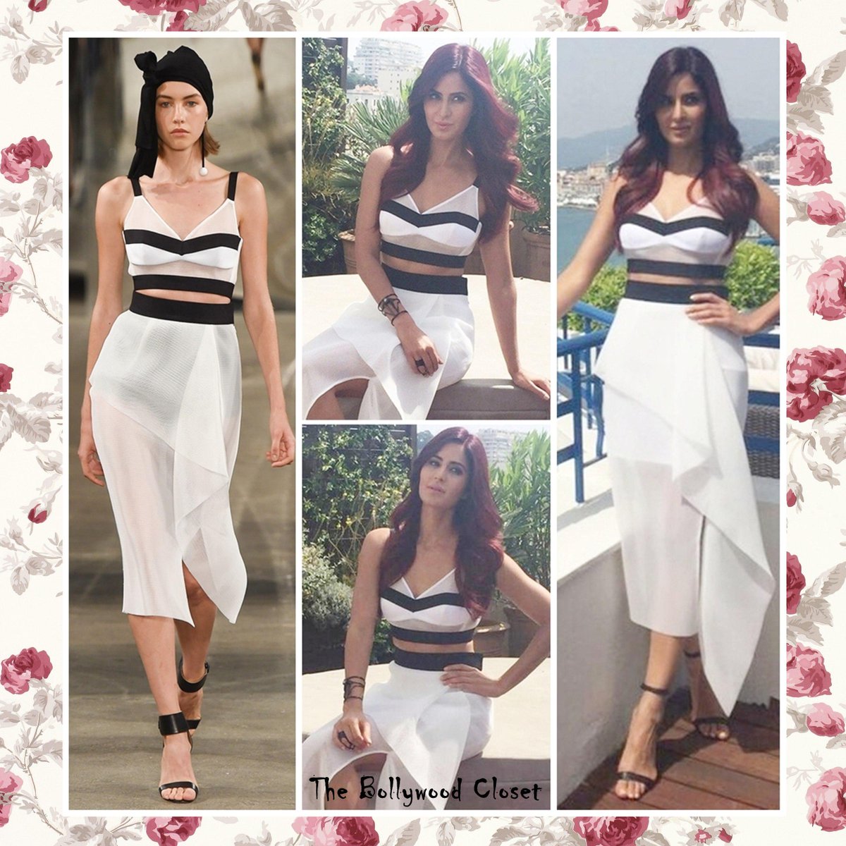 YASMINYOSEF's tweet photo. Katrina Kaif in @MillybyMichelle &amp; @MFPepe - Styled by @Anaita_Adajania https://t.co/7LmdZM32Qx #Cannes2015 http://t.co/AhQHNVN3ox