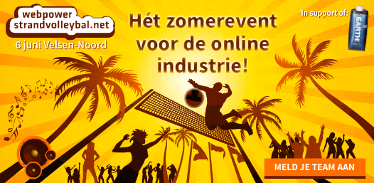 De deelnemers aan <a href="/webpower/">webpower</a> #Strandvolley op 6 juni staan nu op strandvolleybal.net/deelnemers/ #tussenstandje #erisnogplek