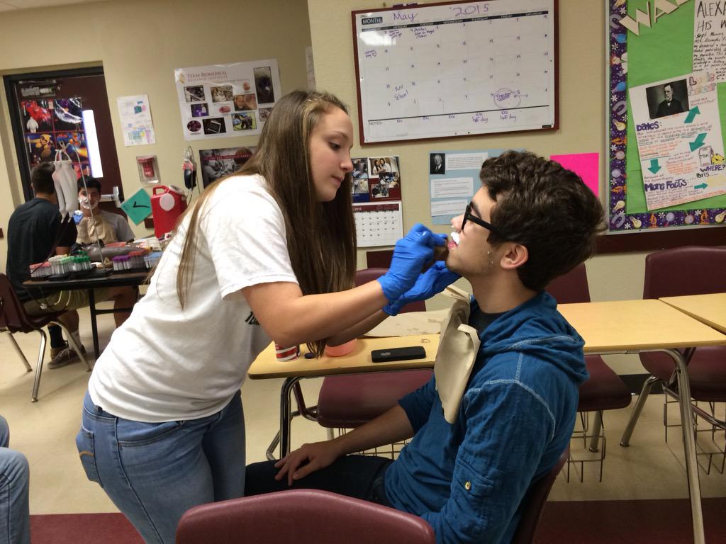MrsLCherry's tweet photo. Guess which patient care technique we learned today @BastropHigh? @BastropHOSA http://t.co/Xq8jphlK5j