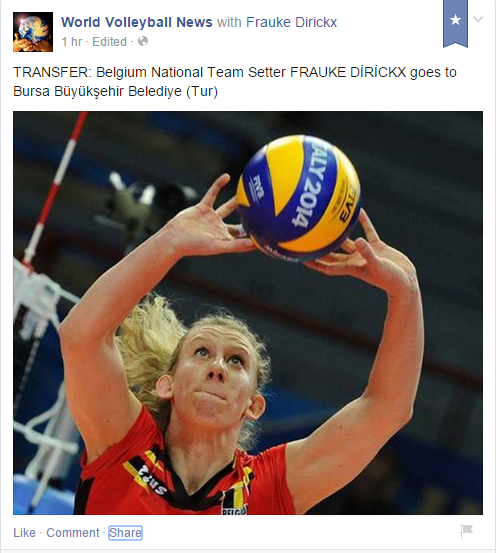 Proficiat met je transfer naar Bursa Büyükşehir Belediye (Tur) <a href="/FDirickx/">Frauke Dirickx</a> ! #topper #score