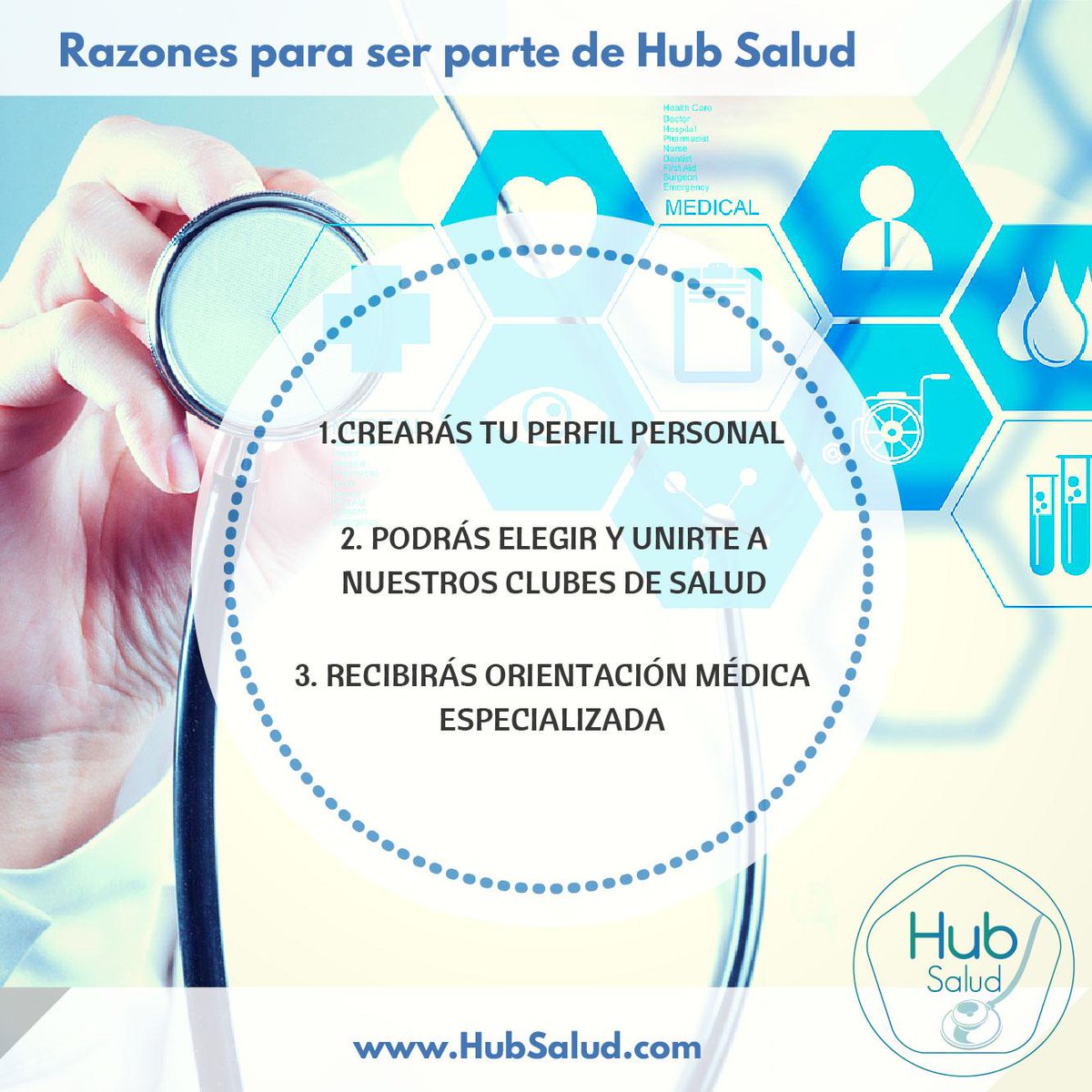 HubSalud's tweet photo. Razones para ser parte de HubSalud. Ingresando en nuestra página web. http://t.co/XhfoYOkwLl #Salud #Medicina http://t.co/nY6YGC9RC5