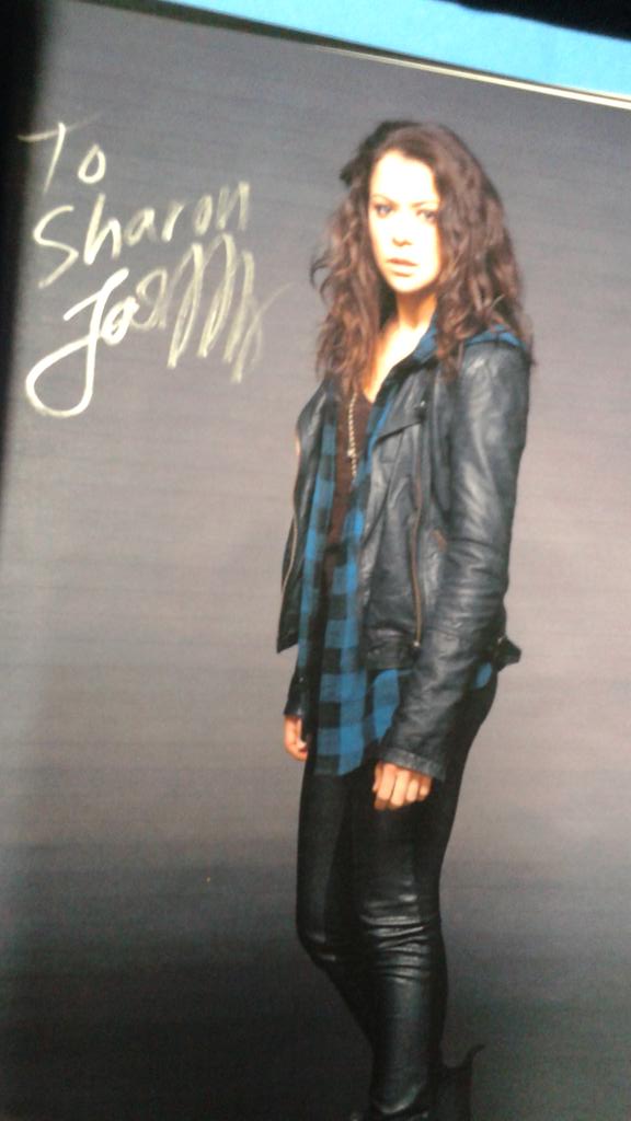 smcenearney's tweet photo. @tatianamaslany Thank you for being so kind and saying hi to the fans. Meeting you was something I'll never forget! http://t.co/xBiSdDmBm5