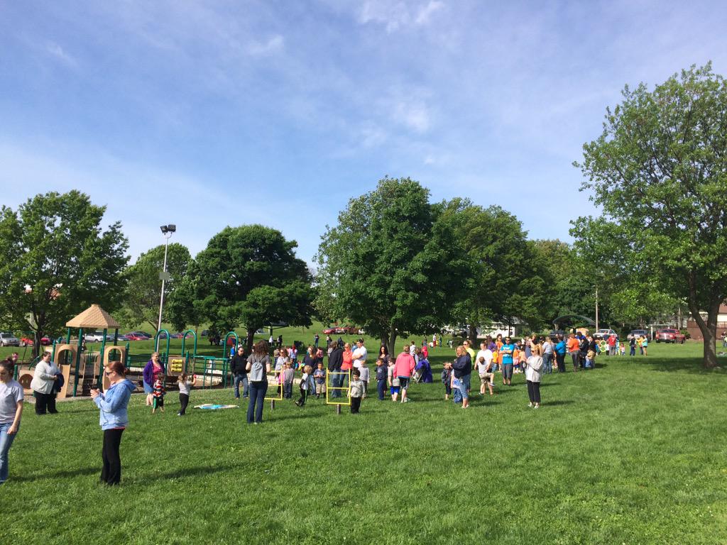 Some <a href="/StJosephSchools/">St. Joseph School District</a> prek classrooms join together today #meetingfriends they will be attending kindergarten with!