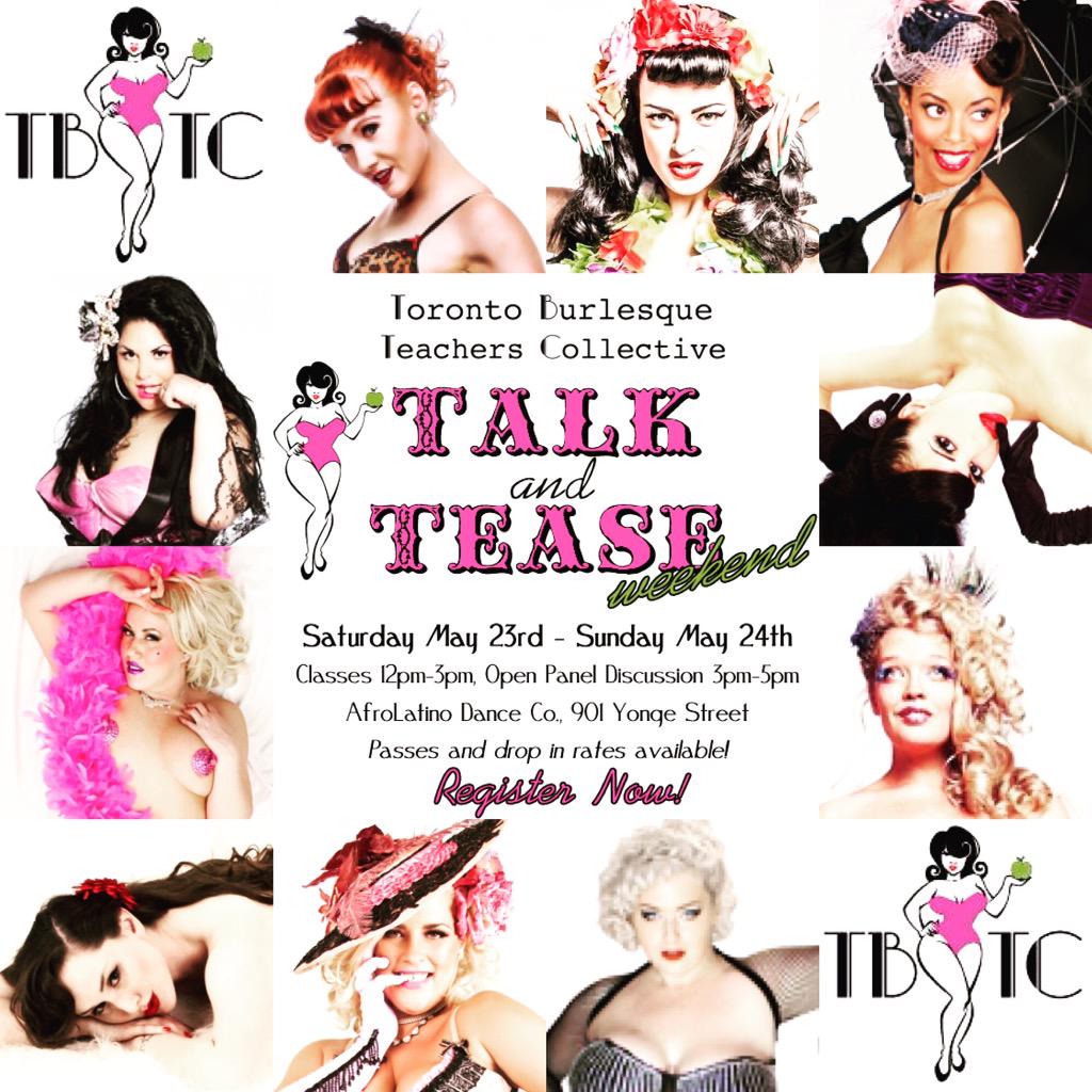 TBTCollective's tweet photo. #TalkAndTease Panel:
From 3-5pm BOTH days of the Weekend there will be a FREE panel with our teachers! Don't miss it! http://t.co/dJhJjrVR02