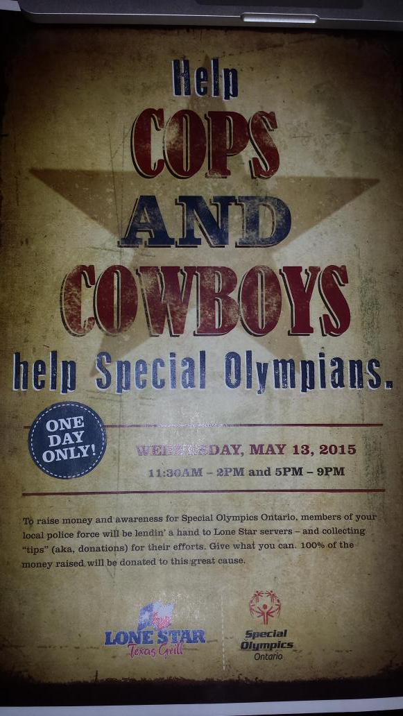 LSWhitby's tweet image. Come on down and be served by Durham's finest!#copsandcowboys#lonestar