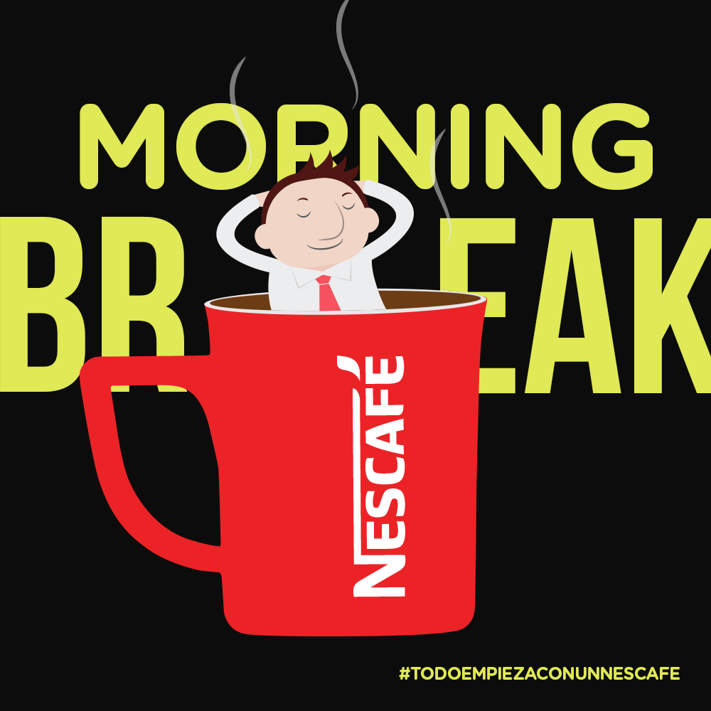 Un suspiro de aliento y una sonrisa de felicidad por todas las mañanas junto a tu taza. #TodoEmpiezaConUnNescafe