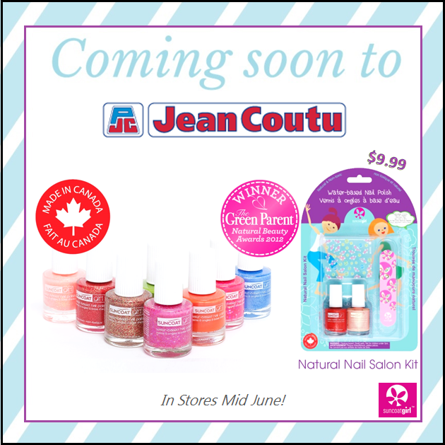 suncoat's tweet photo. Quebec, here we come!
Look out for us mid June in JEAN COUTU stores! #suncoat #suncoatgirl #nailpolish #nontoxic http://t.co/La9FNoeQUp