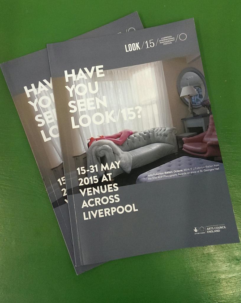 They are out #LOOK15 brochure <a href="/OMCLpool/">River Festival Liverpool</a> <a href="/theBluecoat/">Bluecoat</a> <a href="/OpenEyeGallery/">Open Eye Gallery</a> <a href="/TheDbleNgtve/">The Double Negative</a> <a href="/tateliverpool/">Tate Liverpool</a> <a href="/VictoriaGallery/">Victoria Gallery & Museum Liverpool</a>