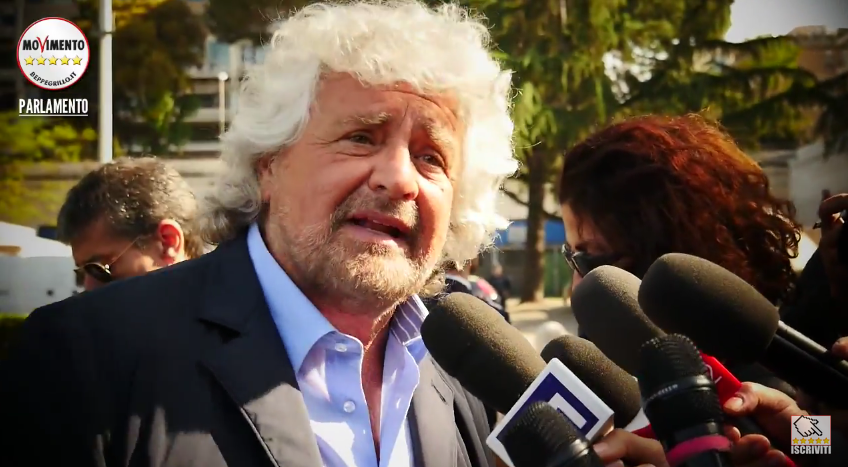M5S_Senato's tweet photo. .@beppe_grillo poco prima di entrare all’#AssembleaENI. Video esclusivo: https://t.co/RwCNRwOONN http://t.co/Q6zw2wJpBx