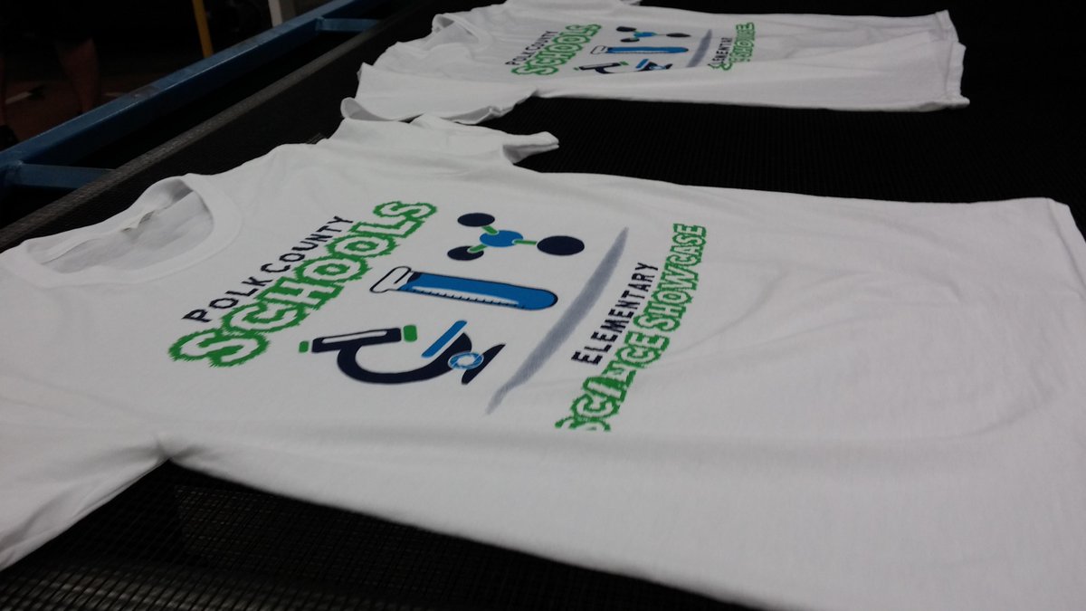 image_depot's tweet photo. Polk County Schools Science Showcase shirts fresh off the press! http://t.co/CsYm3BxYIV