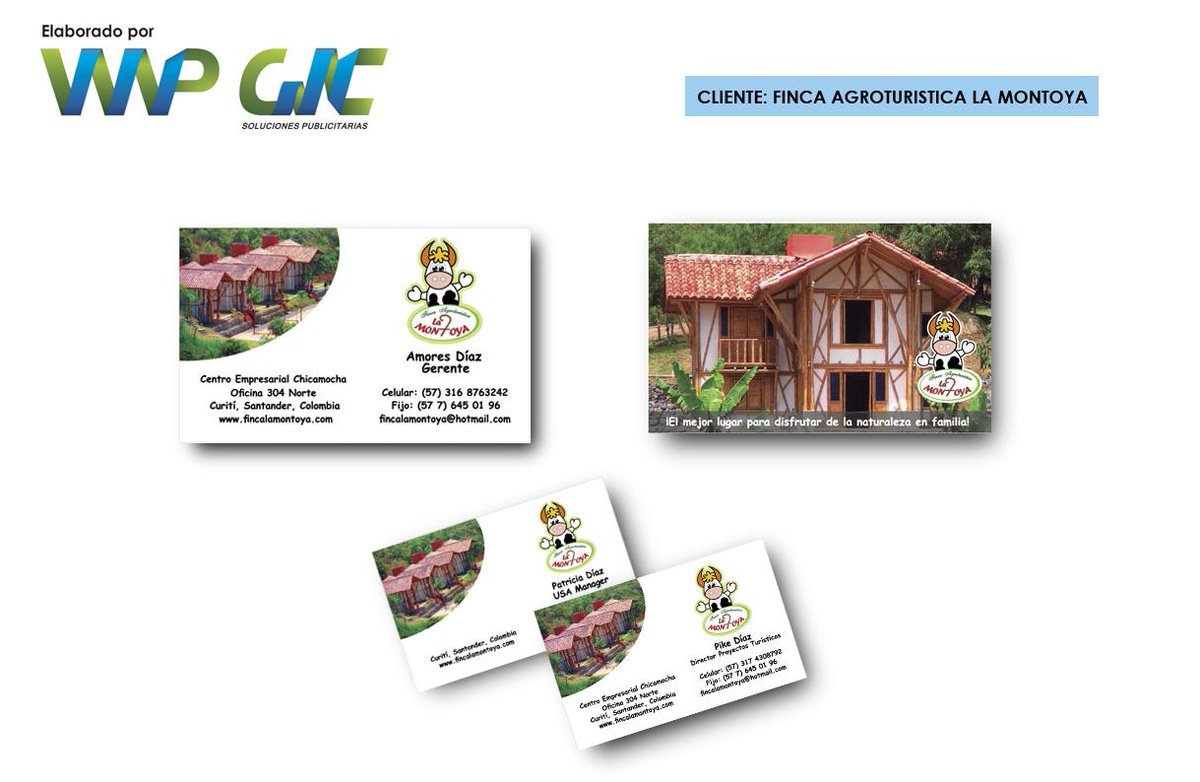 Wapgic's tweet photo. Tarjetas de presentación, acabado mate y brillo parcial, elaboradas para Finca Agroturistica la Montoya. http://t.co/rKvAYMnIx5