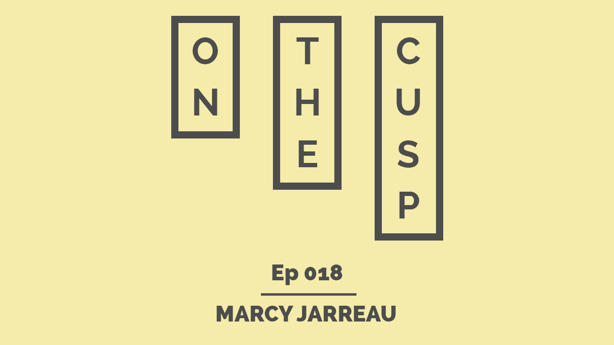 altanimus's tweet image. Did you miss the Marcy Jarreau episode of On the Cusp? It's on YouTube now for your listening pleasure!