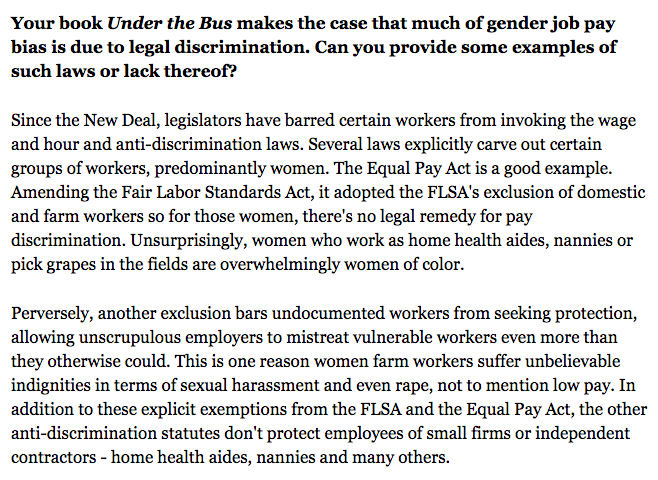 thenewpress's tweet image. .@crfredrickson speaks with @truthout about #UndertheBus, which is a #progressivepick bit.ly/1KJCnBa