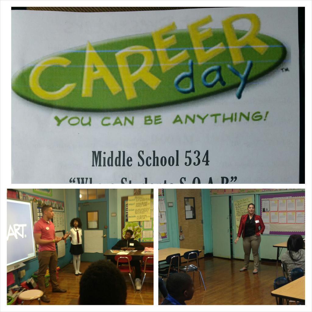 Had a great time with @TTsirnikas at a Career Day for our neighboring middle school. #Target #BestTeamInRetail